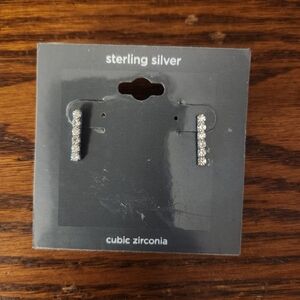 Sterling Silver Cubic Zirconia Earrings